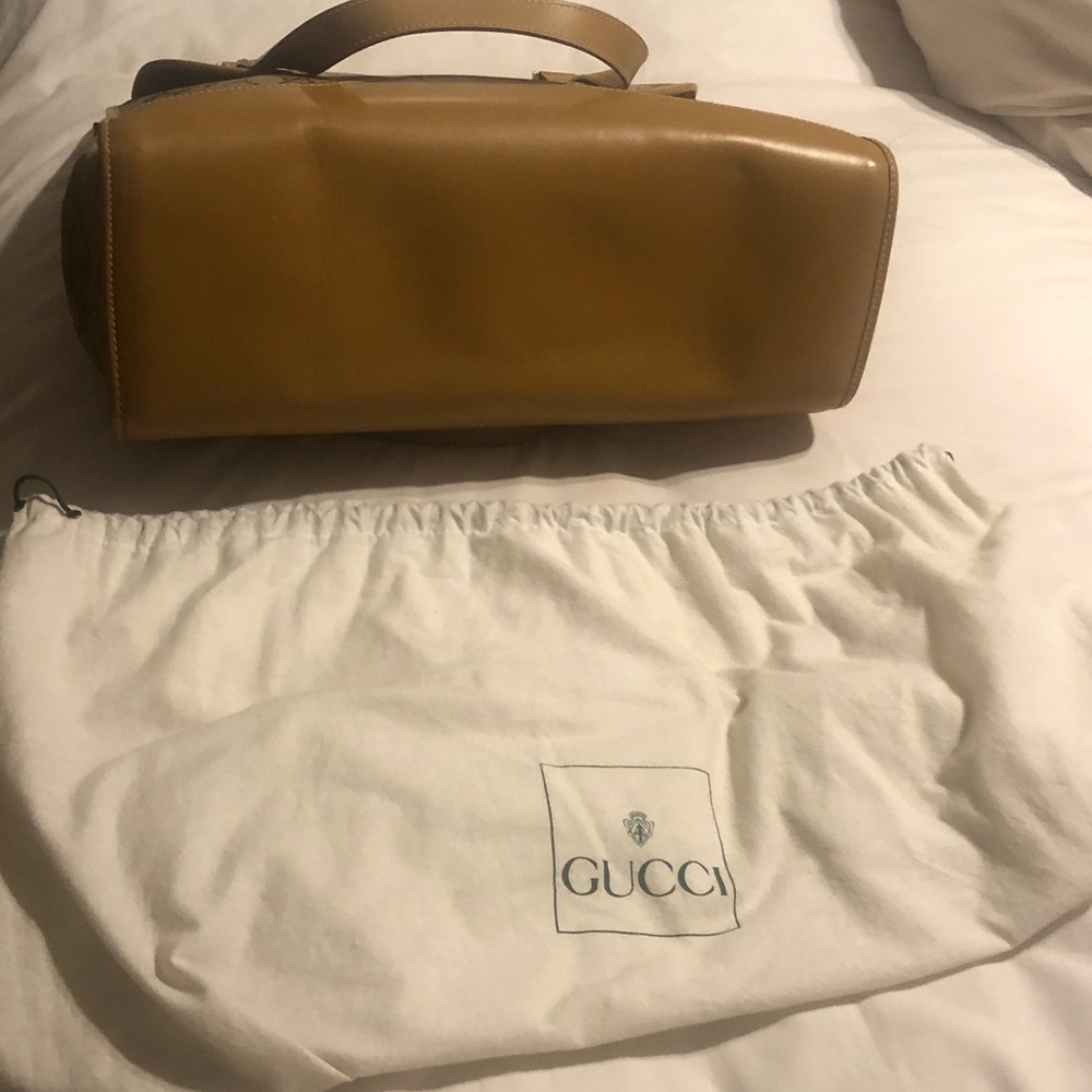 Gucci women Caramel Leather tote bag